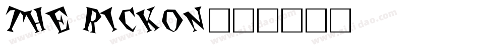 The Rickon字体转换